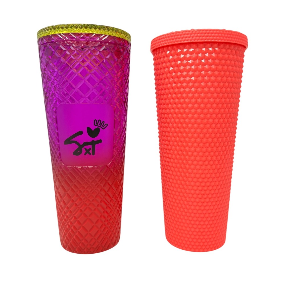 Starbucks Shae Anthony She x This & Pink Dragonfruit Studded Tumbler Set 24oz
